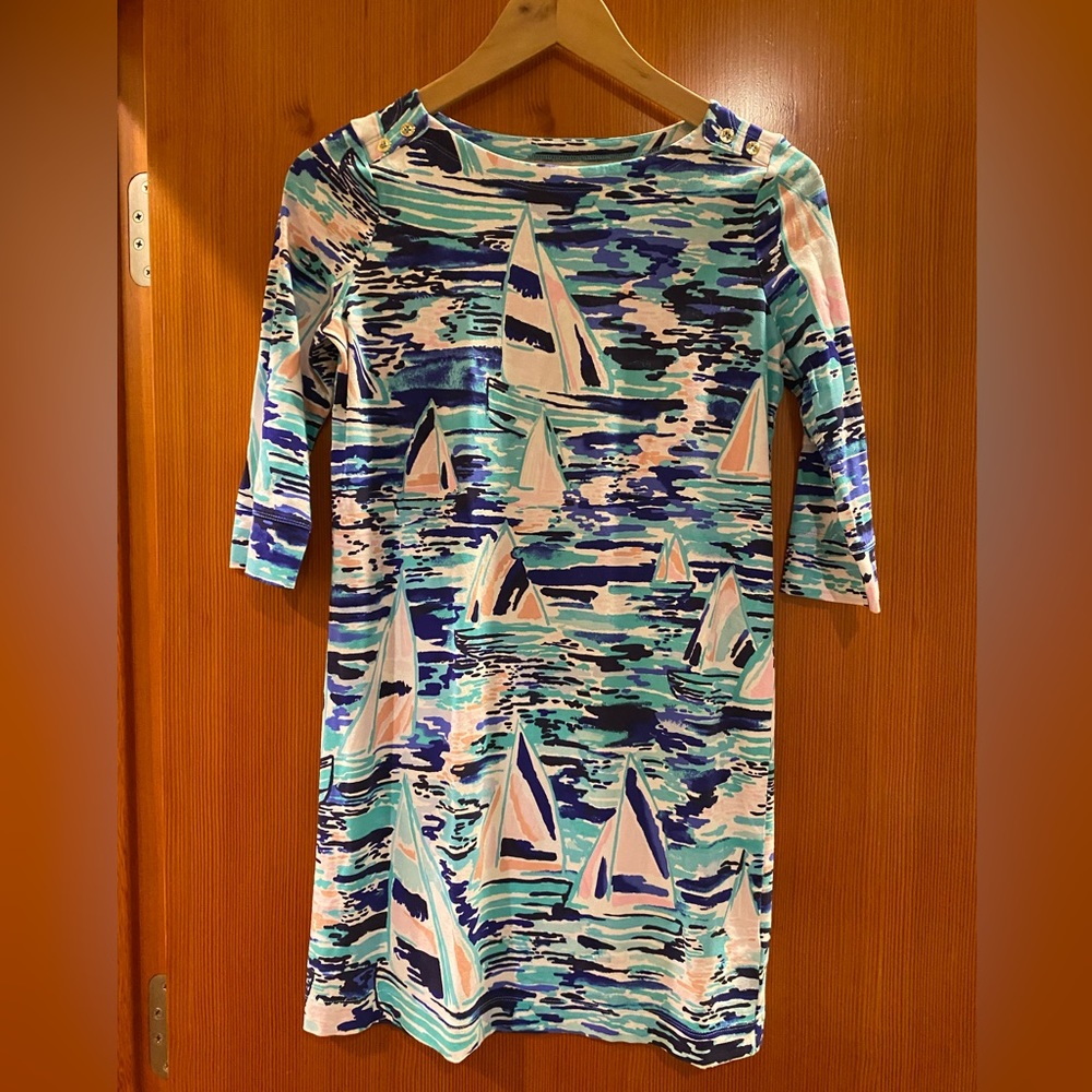 Lily Pullitzer nautical girls dress XL 12-14